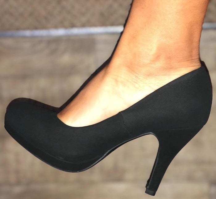 Andi Round Toe Extra Comfort Padding Platform Women High Heel Dress Pump